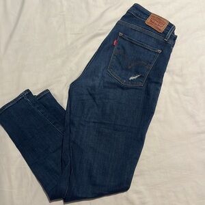 Levi's 721 High Rise Skinny Ankle Jeans